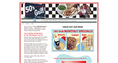 Desktop Screenshot of 50sgrill.com